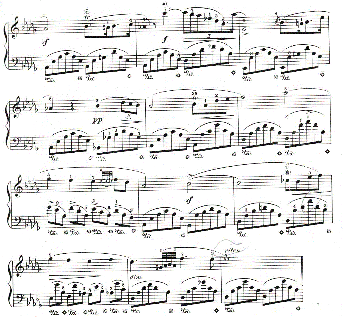 Chopin - Fantasy Impromptu Op 66 (I'm Always Chasing Rainbows)-3